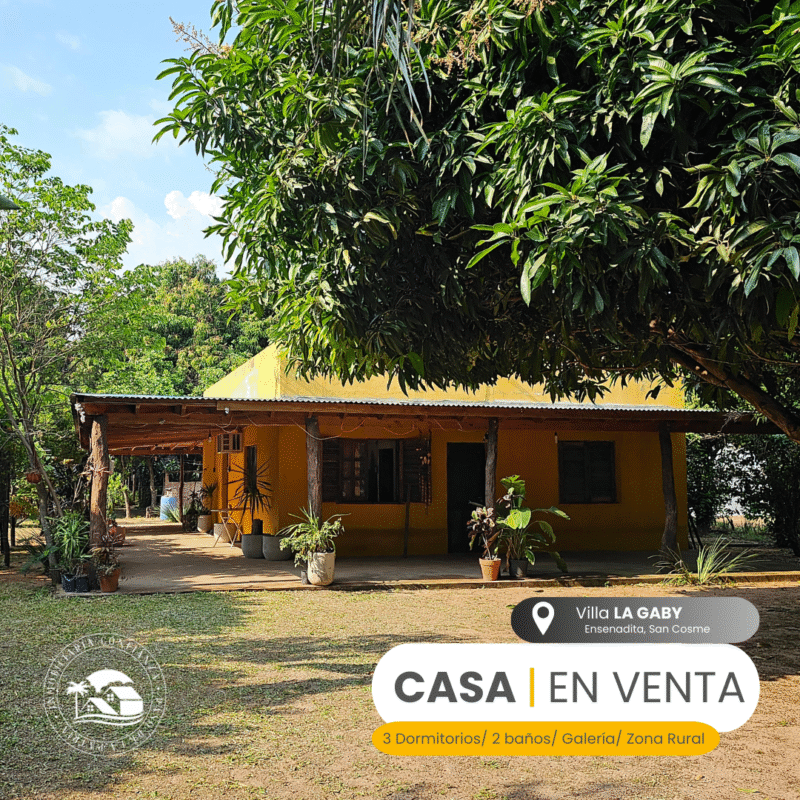 C.N° 3021: Casa sobre Ruta 12 en San Cosme