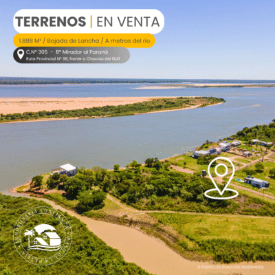 C.Nº 305: Terreno a metros del río