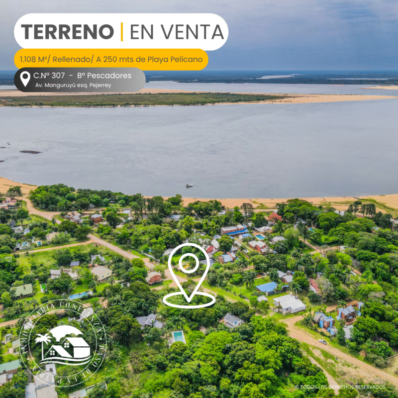 C.N° 307: Terrenazo en Venta cerquita de Playa Pelícano