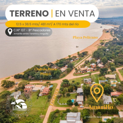 C.N° 137: Hermoso terreno cerquita del río