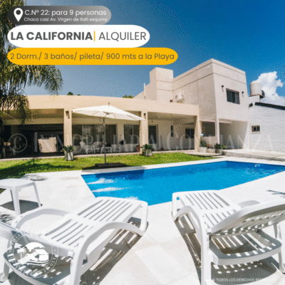 C.Nº 22: Moderna casa para 9 personas con piscina