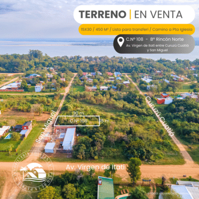 C.N° 108: Terreno zona kiosco "El Ángel"