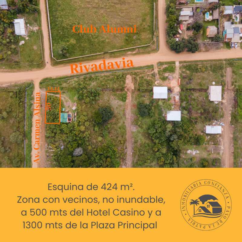 C.N° 113: Esquina en venta, zona Hotel Condado