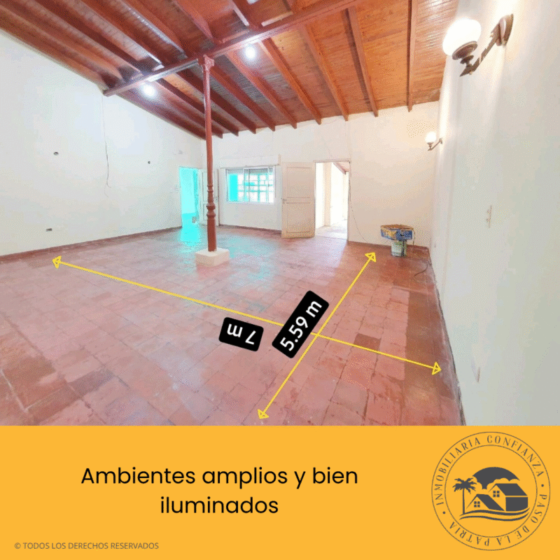 C.N° 3015: "Los Abuelos", Amplia y cerca de la Playa Grande