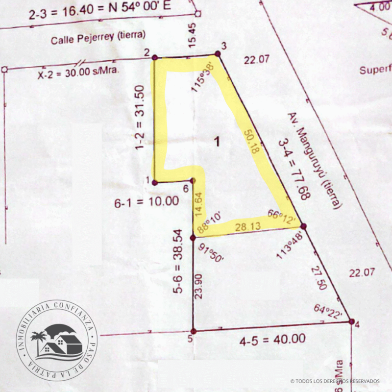 C.N° 307: Terrenazo en Venta cerquita de Playa Pelícano