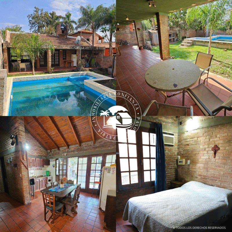 C.Nº 3023: Casa con pileta sobre asfalto