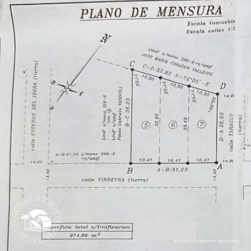 C.N° 306: Hermoso terreno a 150 mts del río