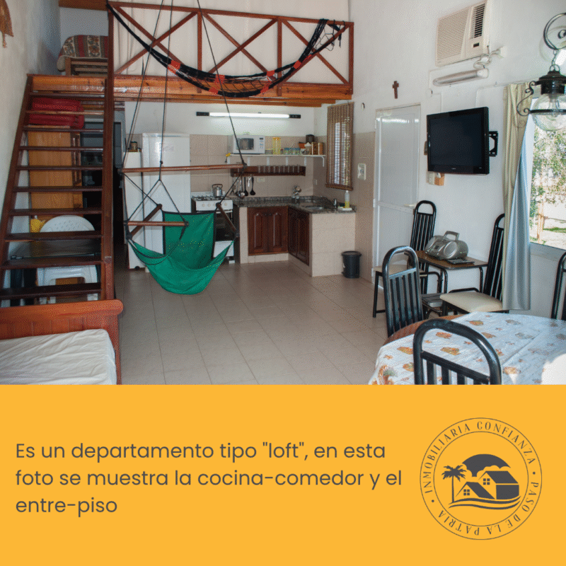 C.Nº 32 y 33: Duplex para 6 personas a 50 mts de Playa Grande