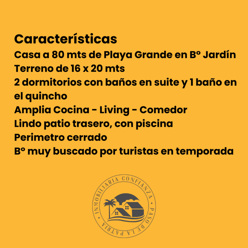 C.Nº 02: Moderna casa con piscina a 80 mts del río