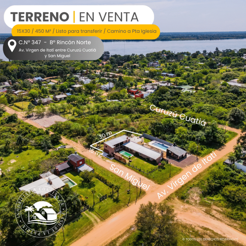 C.N° 347: Terreno zona kiosco "El Ángel"