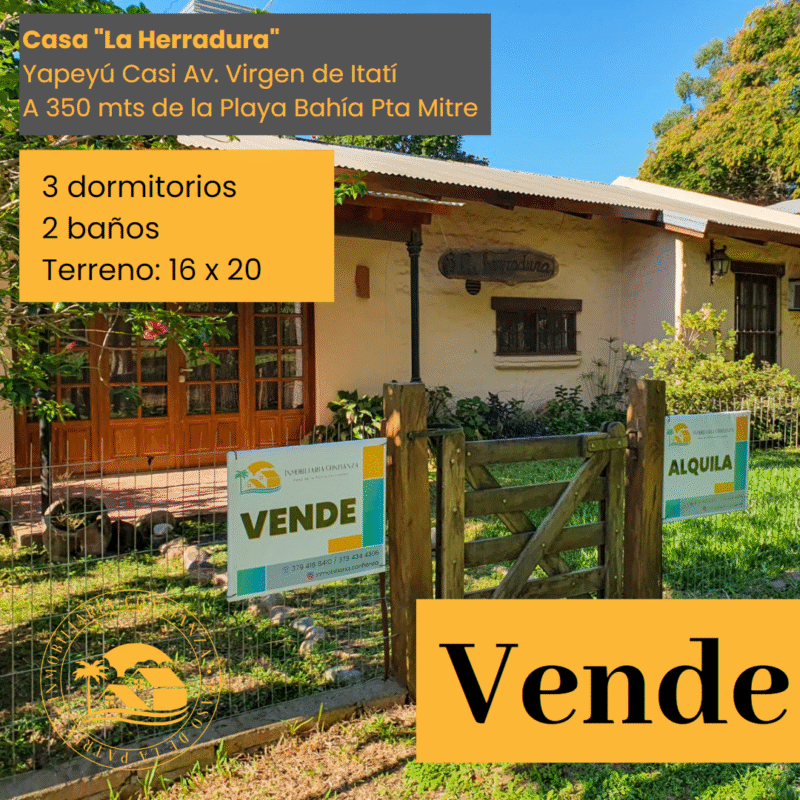 C.N° 3037: Hermosa casa de 3 dormitorios a 300 mts de Playa Grande