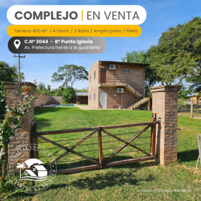 C.N° 3044: Complejo en venta en Punta Iglesia