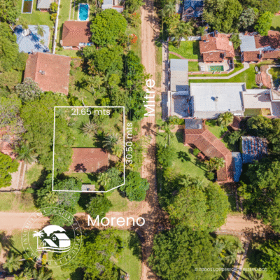 C.N° 3007: Casa de madera frente al Hotel Jardín del Paraná