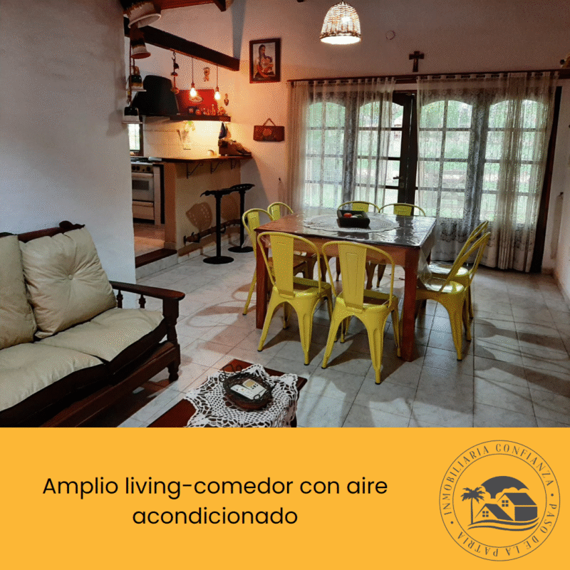 C.N° 3037: Hermosa casa de 3 dormitorios a 300 mts de Playa Grande