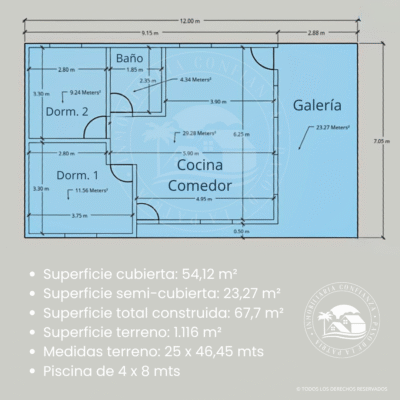 C.Nº 3051: Hermosa casa con pileta y mega-parque!