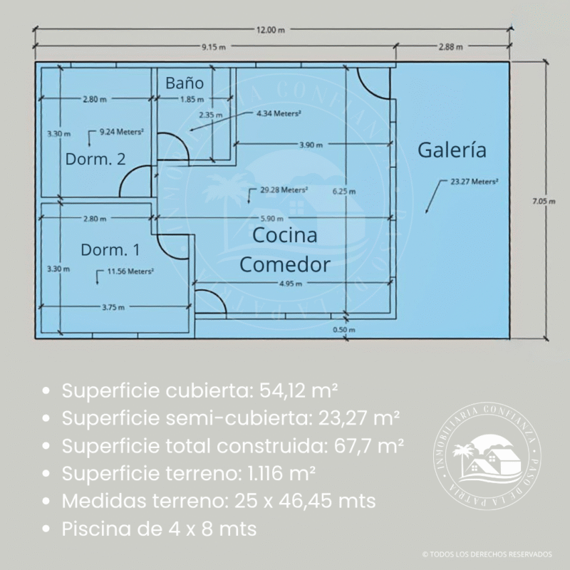 C.Nº 3051: Hermosa casa con pileta y mega-parque!